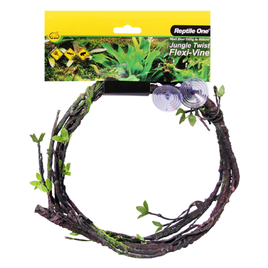 Reptile One Plant Jungle Twist Leaf Branch 98cm