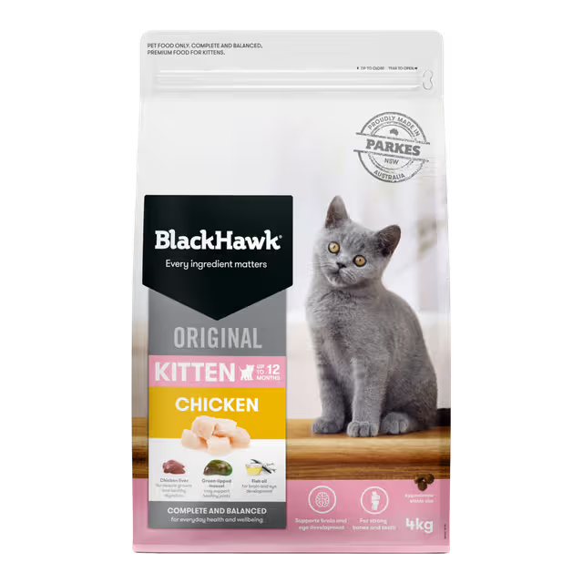 Black Hawk Dry Cat Food Kitten Chicken