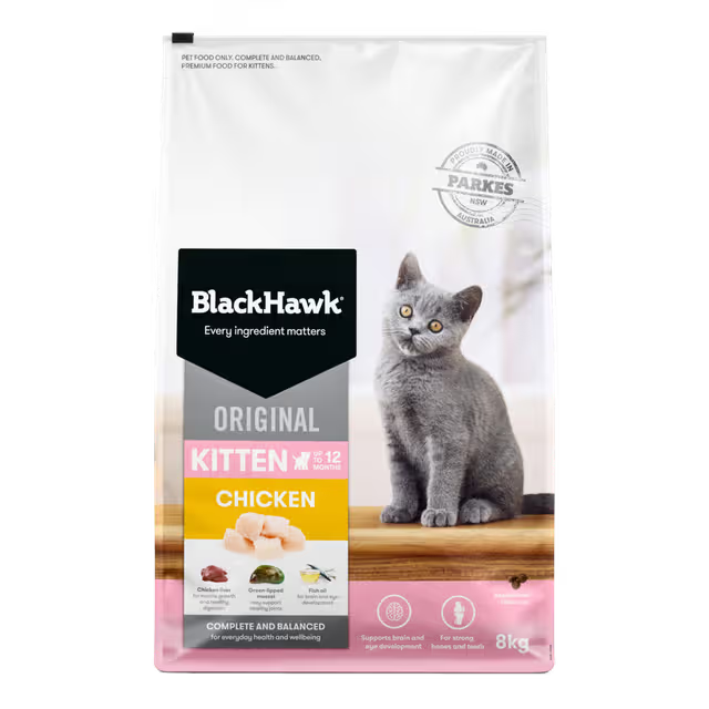 Black Hawk Dry Cat Food Kitten Chicken