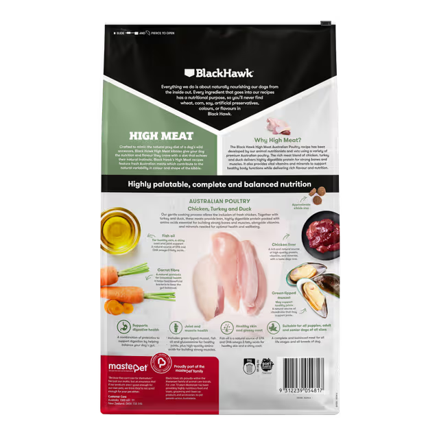 Black Hawk High Meat Australian Poultry
