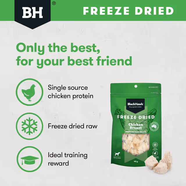 Black Hawk Freeze Dried Dog Treats Chicken Breast 40g