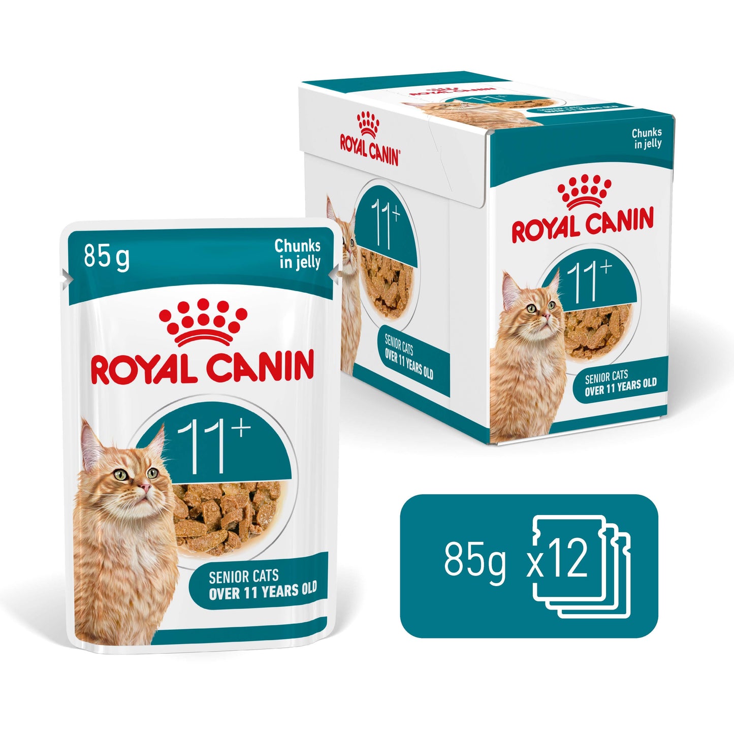 Royal Canin Wet Cat Food Ageing 11+ Chicken in Jelly 85g
