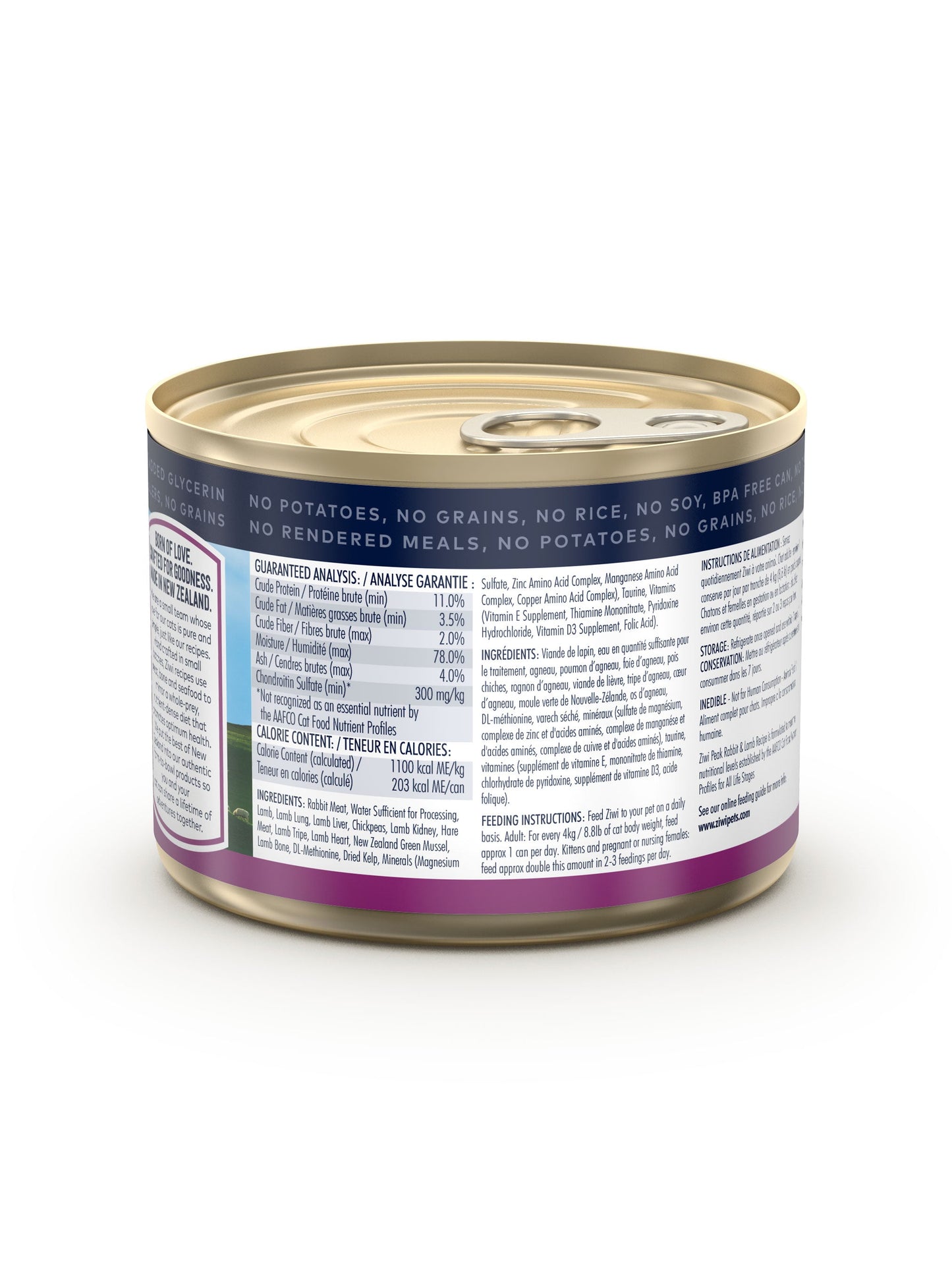 Ziwi Peak Wet Cat Food Rabbit & Lamb
