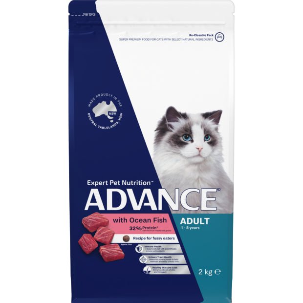 Advance Dry Cat Food Adult Ocean Fish - Woonona Petfoods