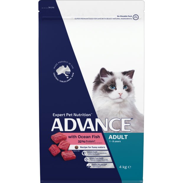 Advance Dry Cat Food Adult Ocean Fish - Woonona Petfoods