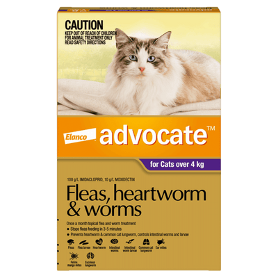 Advocate Cat Over 4kg Purple