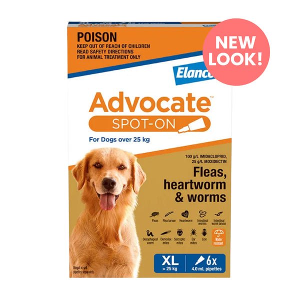 Advocate Dog Over 25kg Blue - Woonona Petfoods
