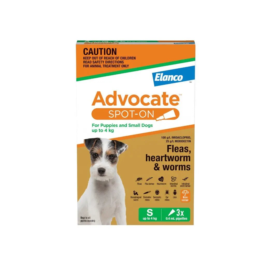 Advocate Dog Up To 4kg Green - Woonona Petfoods