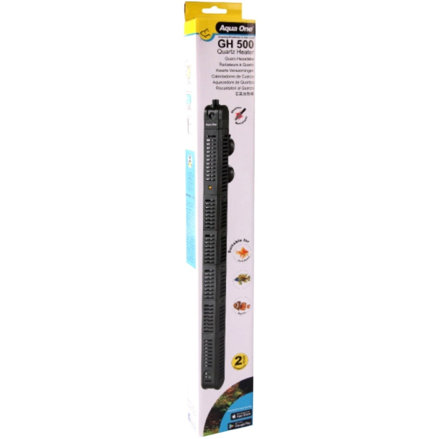 Aqua One Glass Heater GH 50 Quartz - Woonona Petfoods