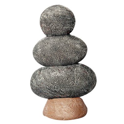 Aqua One Ornament Stacked Stones
