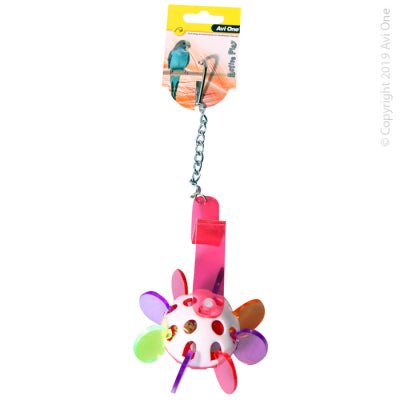 Avi One Bird Toy Acrylic Propeller With Bell 25cm - Woonona Petfoods