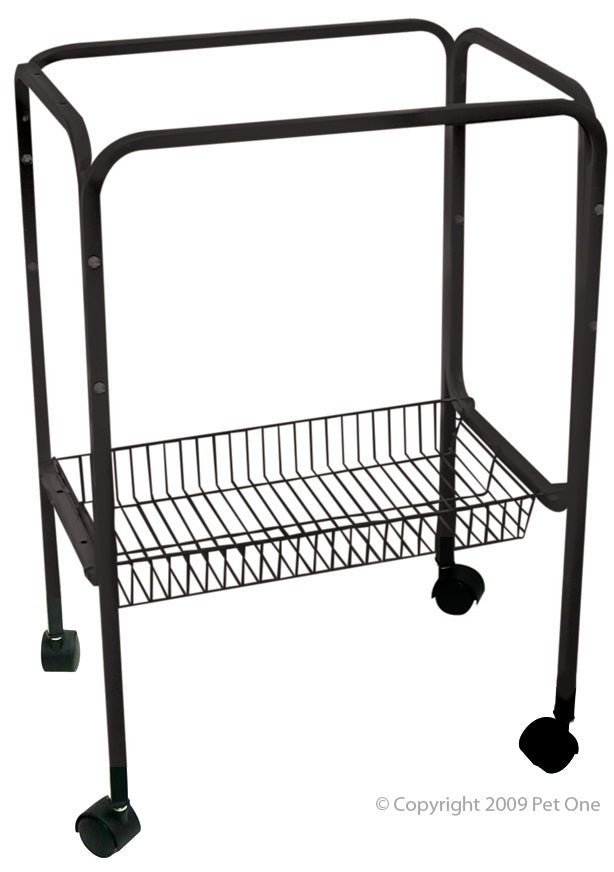 Avi One Cage Stand for 448 450 70cm Black - Woonona Petfood & Produce