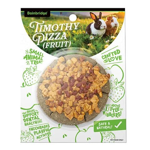Bainbridge Small Animal Treat Timothy Pizza - Woonona Petfoods