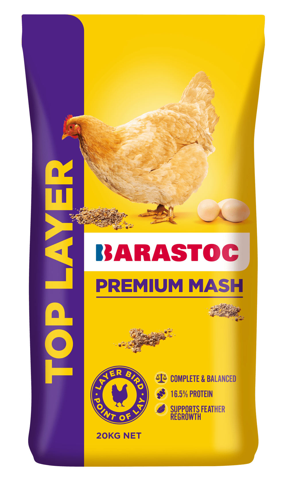 Barastoc Top Layer Mash 20kg - Woonona Petfoods