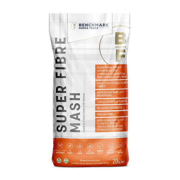 Benchmark Super Fiber Mash 20kg - Woonona Petfoods