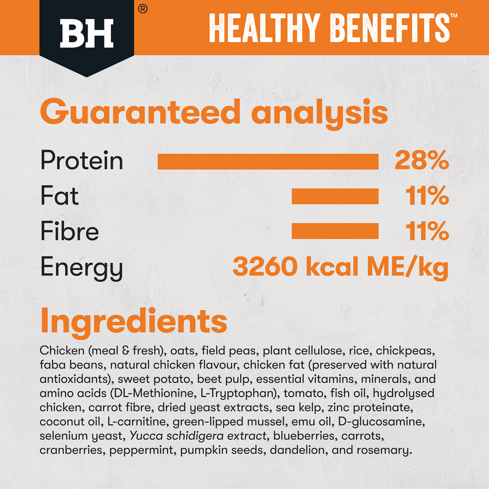Black Hawk Dry Dog Food Healthy Benefits Weight Management - Woonona Petfoods