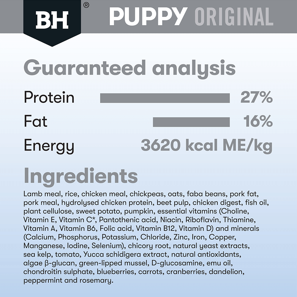 Black Hawk Dry Dog Food Puppy Large Breed Lamb and Rice - Woonona Petfoods