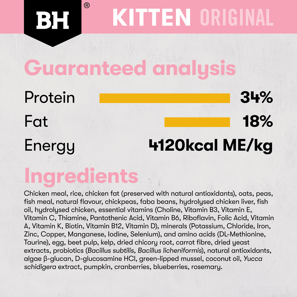 Black Hawk Dry Cat Food Kitten Chicken