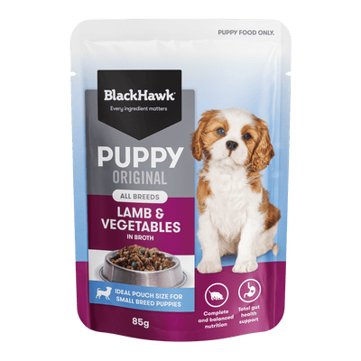 Black Hawk Wet Dog Food Puppy Lamb and Vegetables