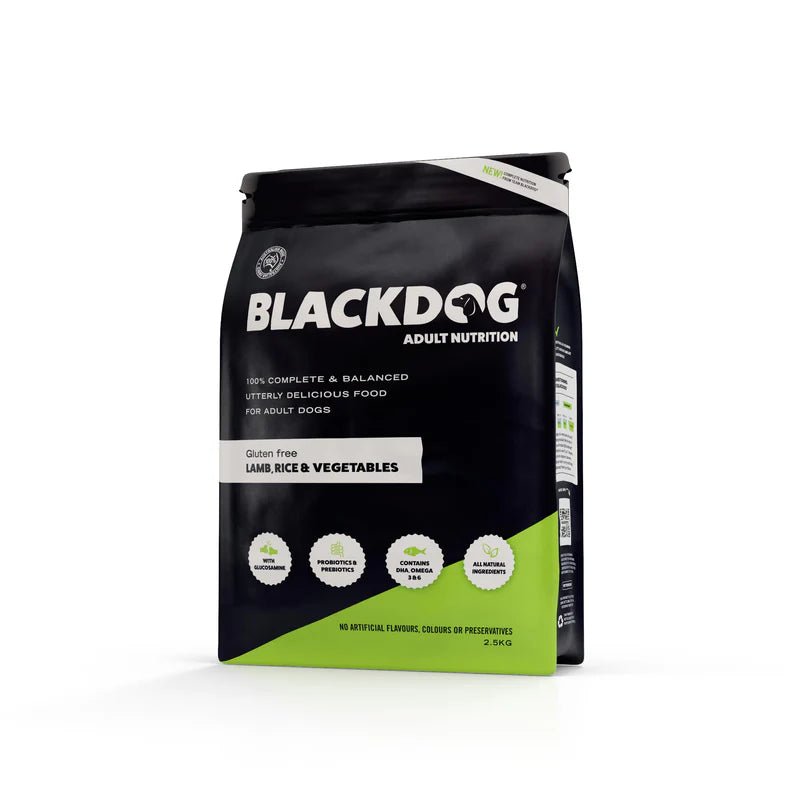 Blackdog Adult Lamb, Rice & Vegetables 2.5kg - Woonona Petfoods