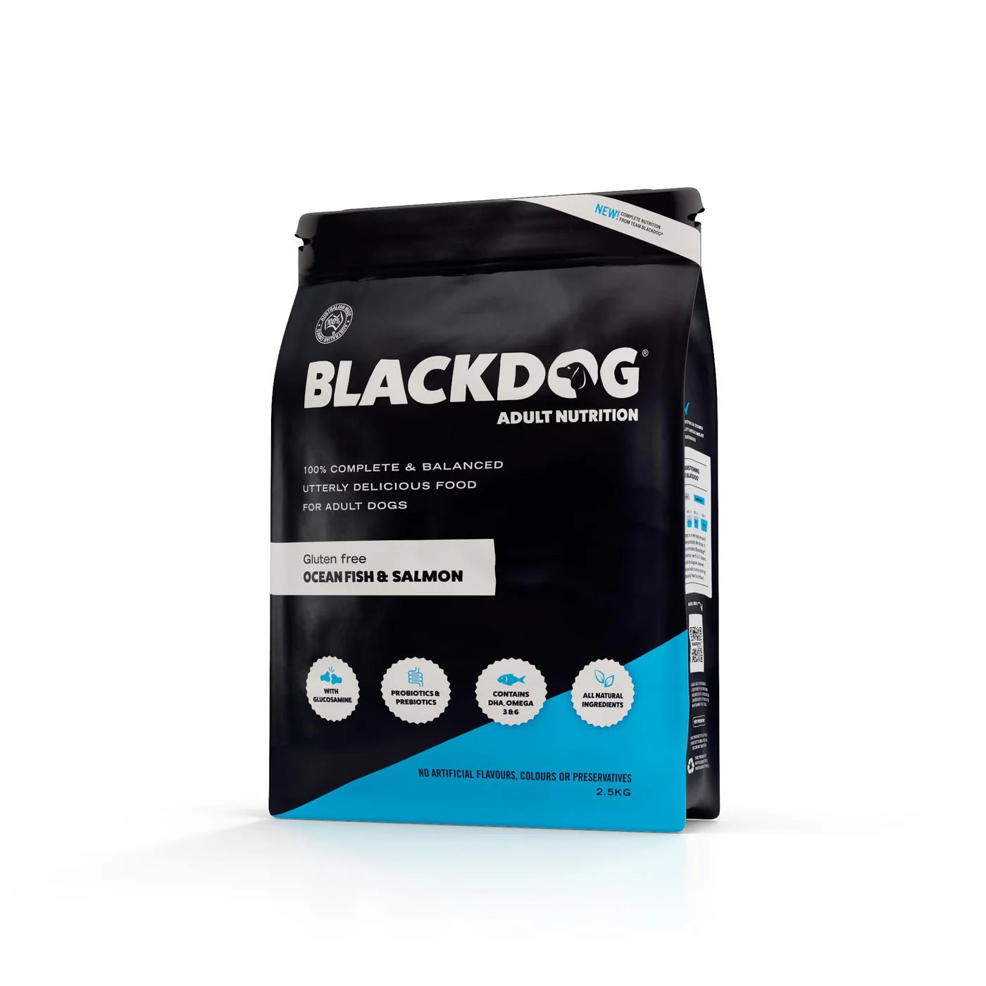 Blackdog Adult Ocean Fish Salmon and Rice & Vegetables 2.5kg - Woonona Petfoods