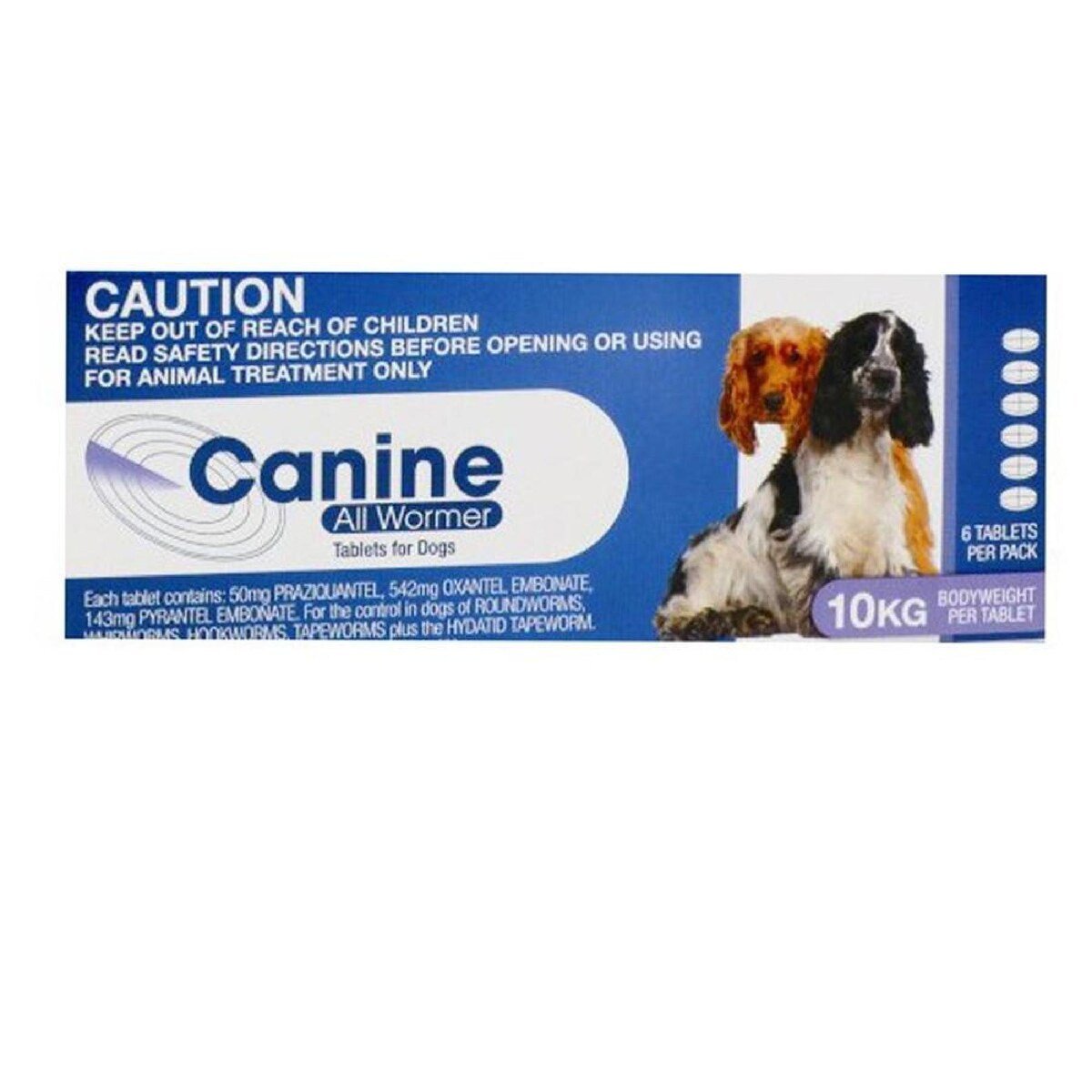 Canine All Wormer for Dogs up to 10kg - Woonona Petfoods