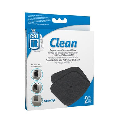 Catit Hooded Cat Pan Carbon Cartridges 2 Pk