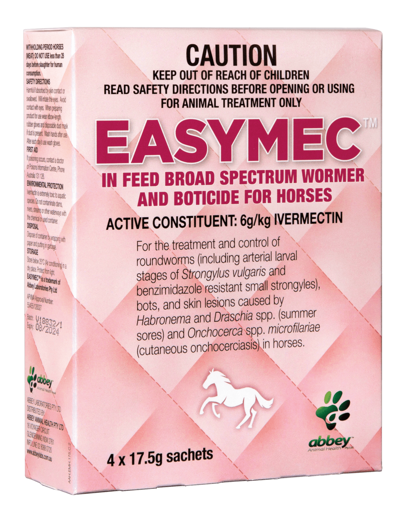Easymec In Feed Broad Spectrum Horse Wormer - Woonona Petfoods
