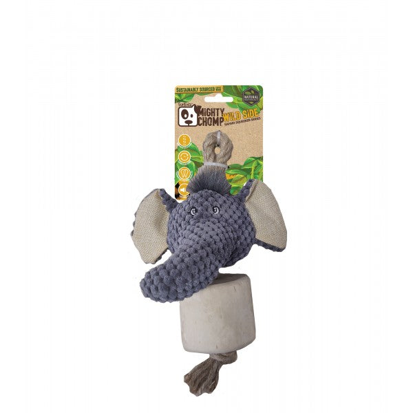 FurKidz Mighty Chomp Safari Coffee Wood with Rope 25cm