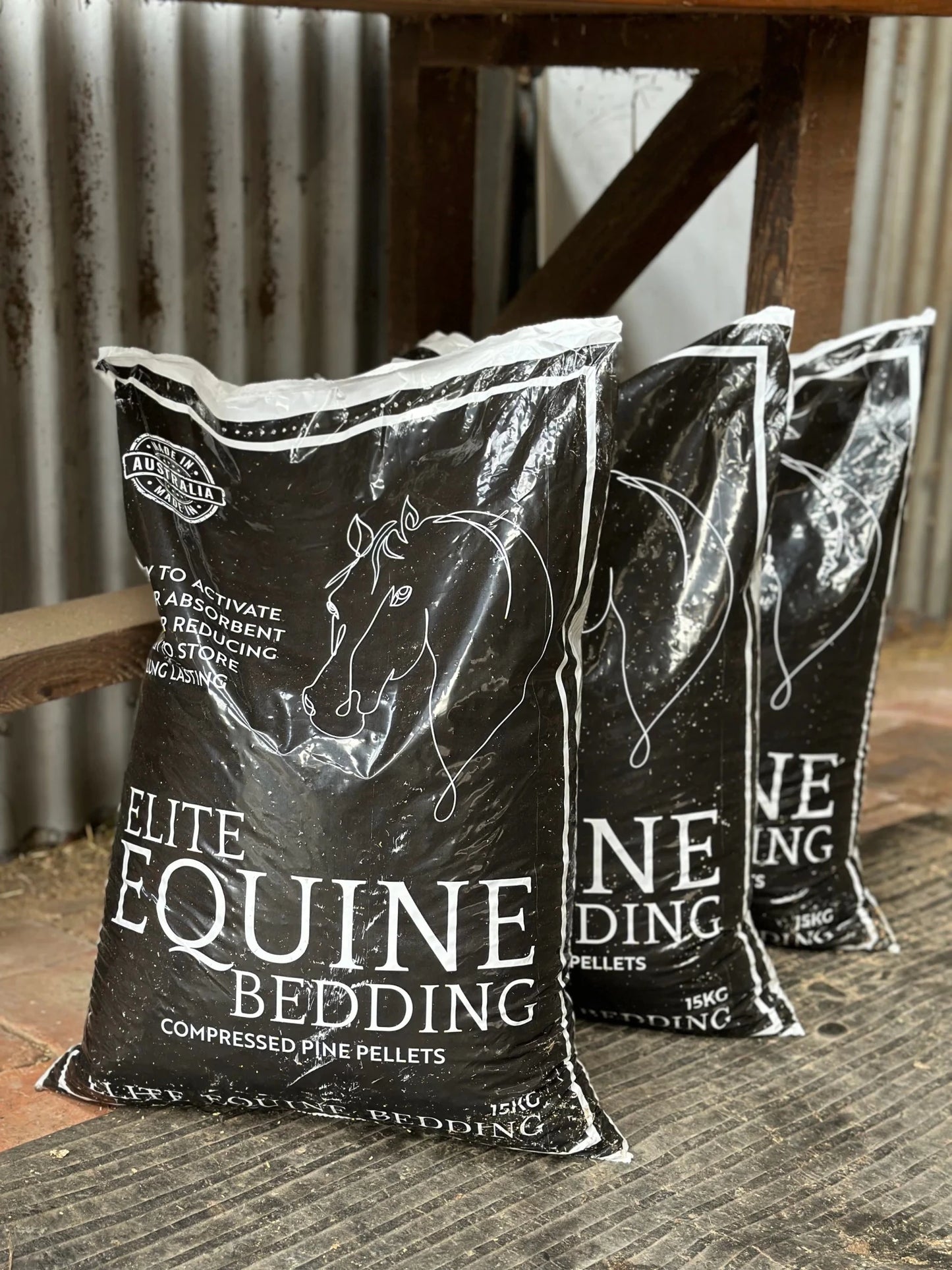 Elite Equine Bedding Pellets 15kg - Woonona Petfoods