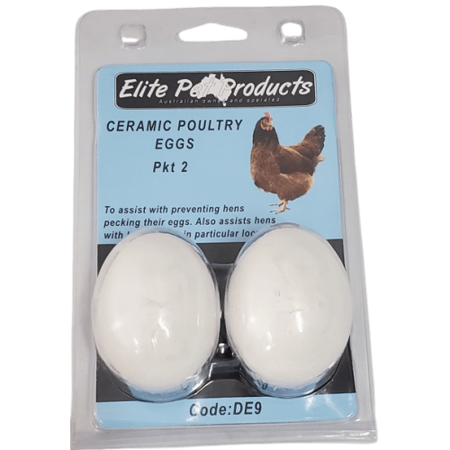 Elite Pet Dummy Eggs Ceramic 2 Pack - Woonona Petfoods