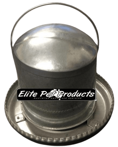 Elite Pet Metal Poultry Feeder with Handle 9kg