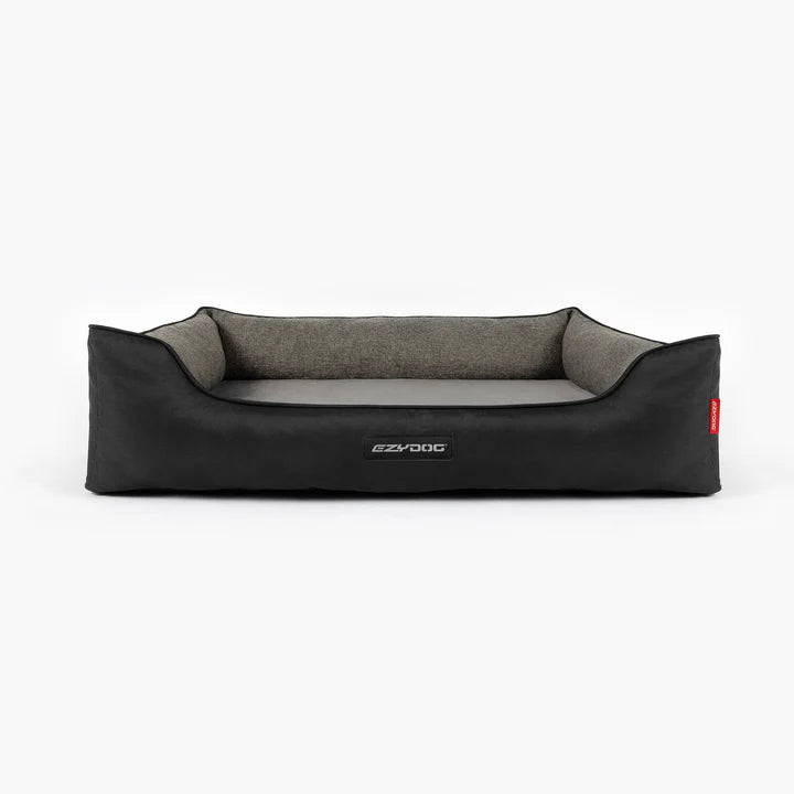 Ezydog 2 in 1 Ortho Smart Dog Bed Charcoal Small - Woonona Petfoods