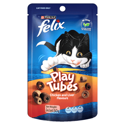 Felix Play Tubes Chicken and Liver Flavours 50g