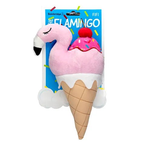Fifi The Flamingo Plush Pups Dog Toy - Woonona Petfoods