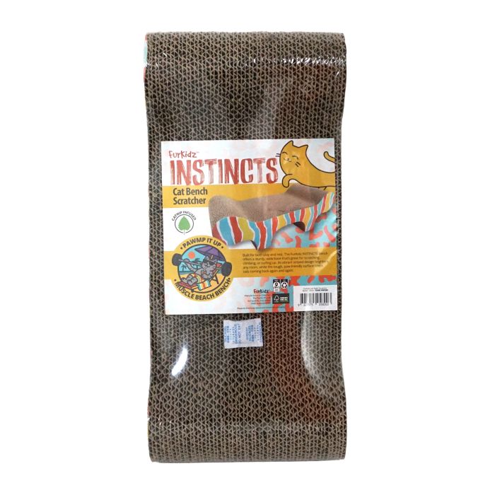 Furkidz Cat Style Scratcher Bench - Woonona Petfoods