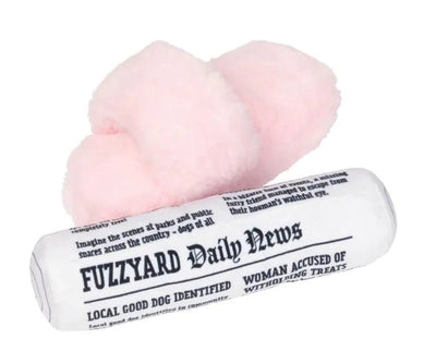 Fuzzyard Dog Toy - Fetch My Slippers & Paper 2 Pack