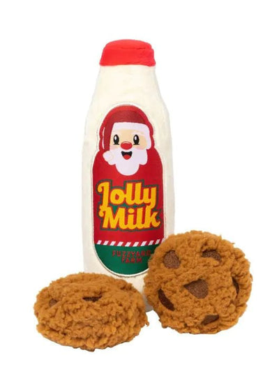 Fuzzyard Dog Toy - Jolly Milk & Cookies 3 Pack