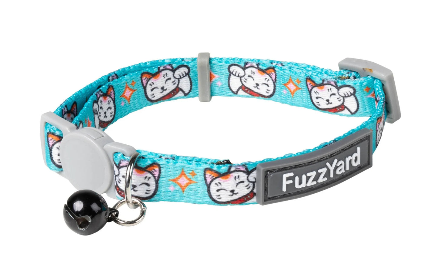 Fuzzyard Cat Collar Lucky Fur-Tune Teal
