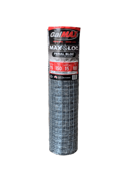 GALMAX Maxloc Feral Bloc Field Fencing 15/150/15 100m - Woonona Petfoods