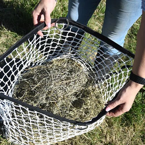 Hay Net White Bainbridge with Filling Aid Medium - Woonona Petfoods