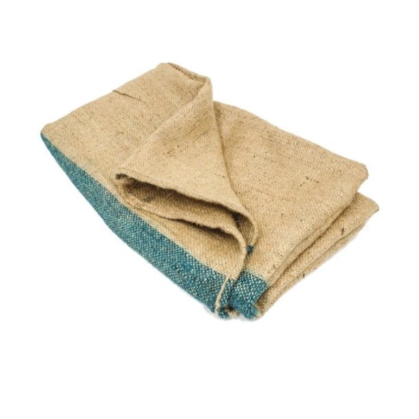 Hessian Bag Green Stripe - Woonona Petfoods