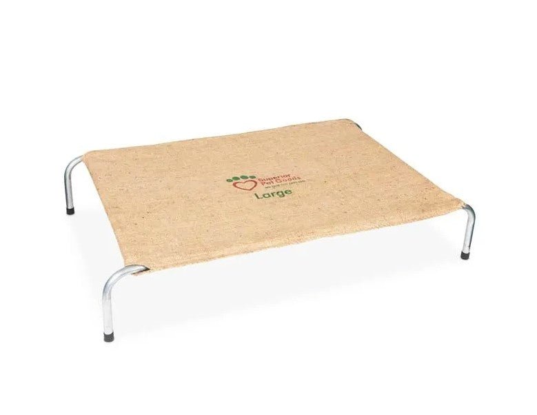 Hessian Bed Steel Frame Large - Woonona Petfoods
