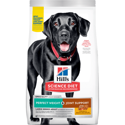 Hill's Science Diet Adult Perfect Weight + Joint Support Large Breed Dry Dog Food 11.3kg
