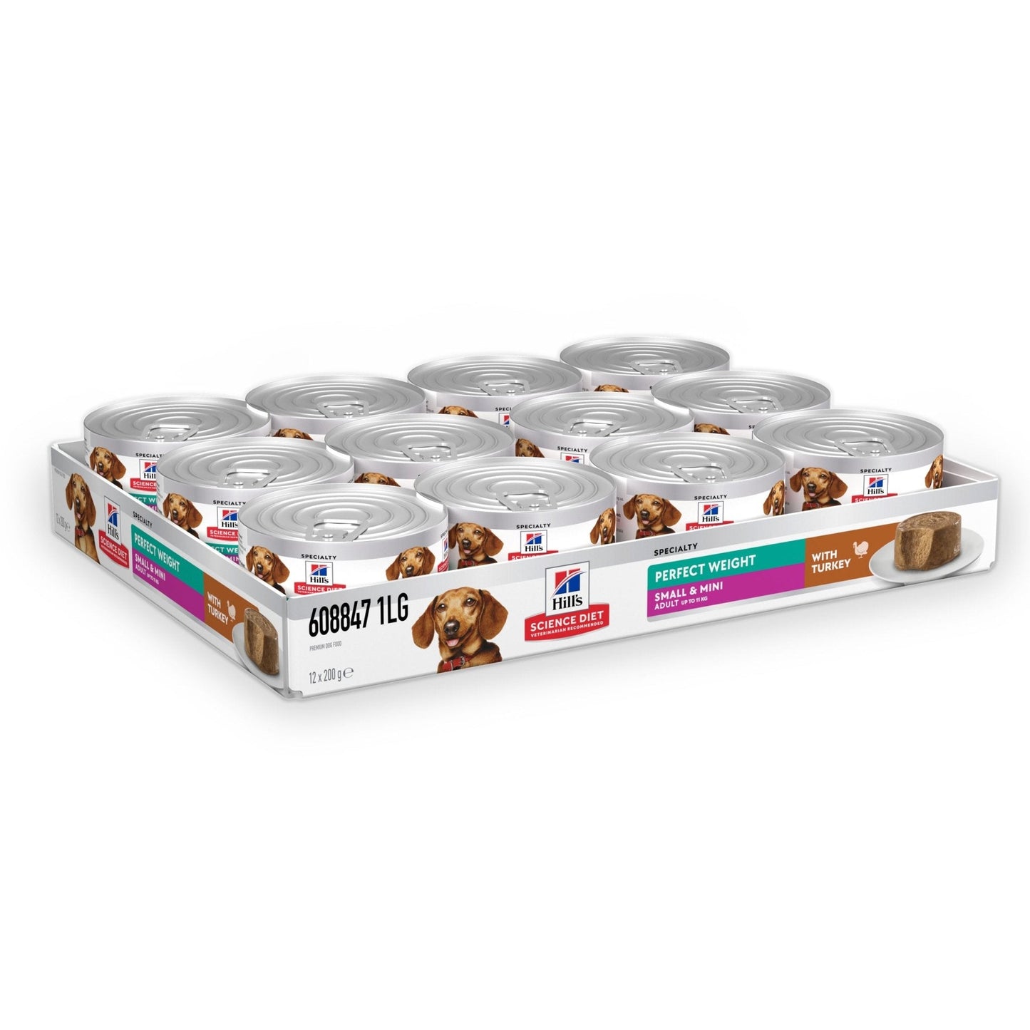 Hill's Science Diet Adult Perfect Weight Small and Mini Turkey Canned Dog Food