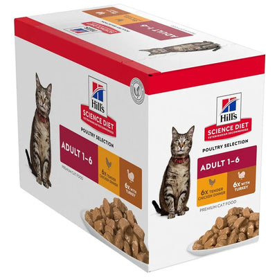 Hill's Science Diet Adult Poultry Variety Pack 12x85