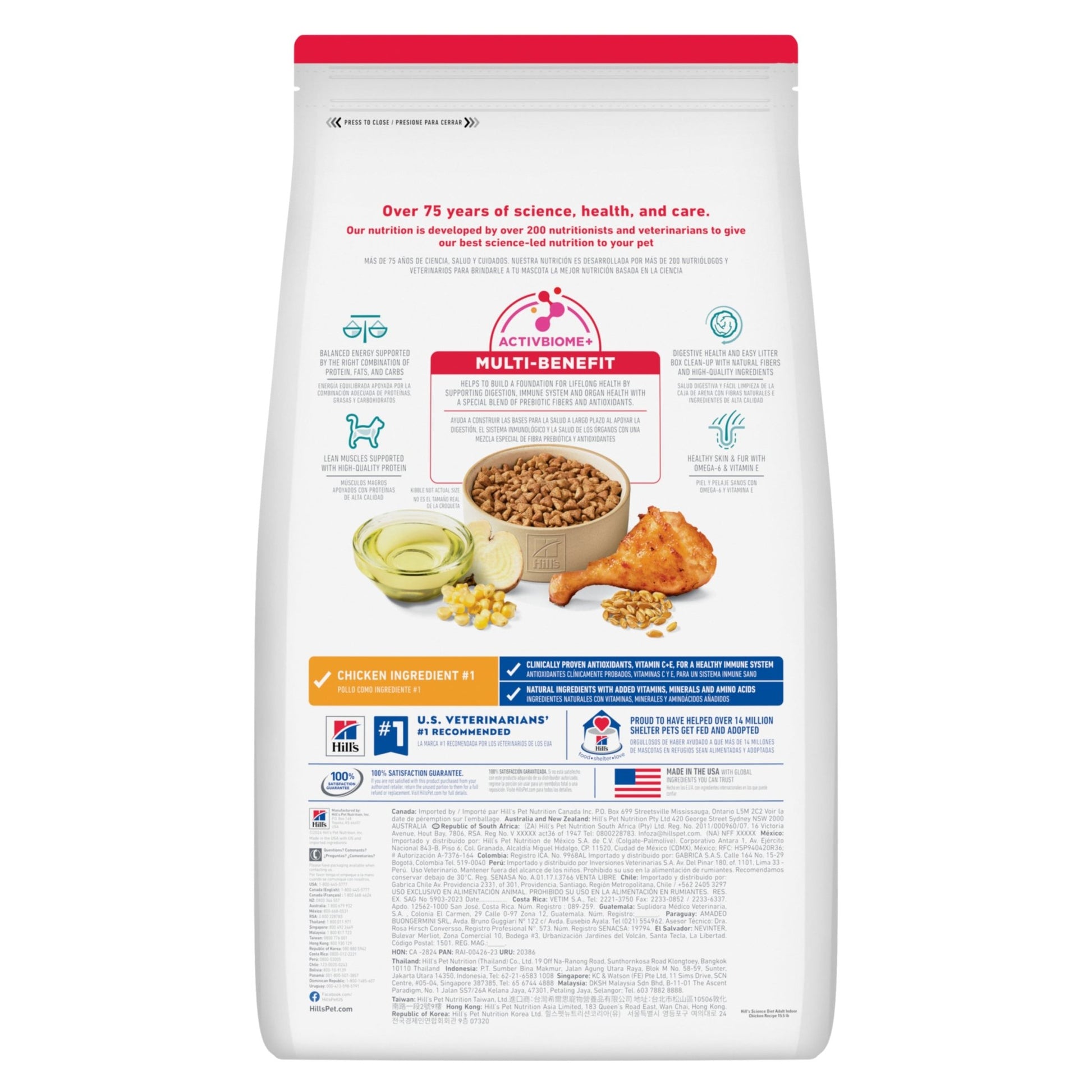 Hill's Science Diet Indoor Adult Dry Cat Food - Woonona Petfoods