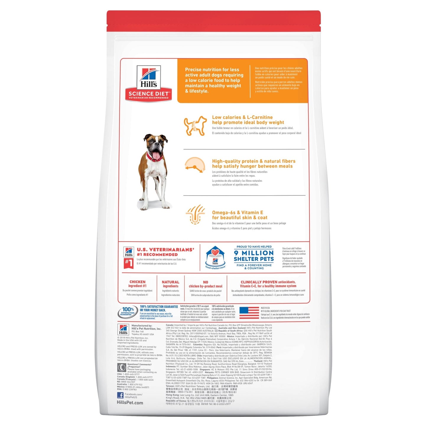 Hill's Science Diet Light Adult Dry Dog Food 12kg - Woonona Petfoods