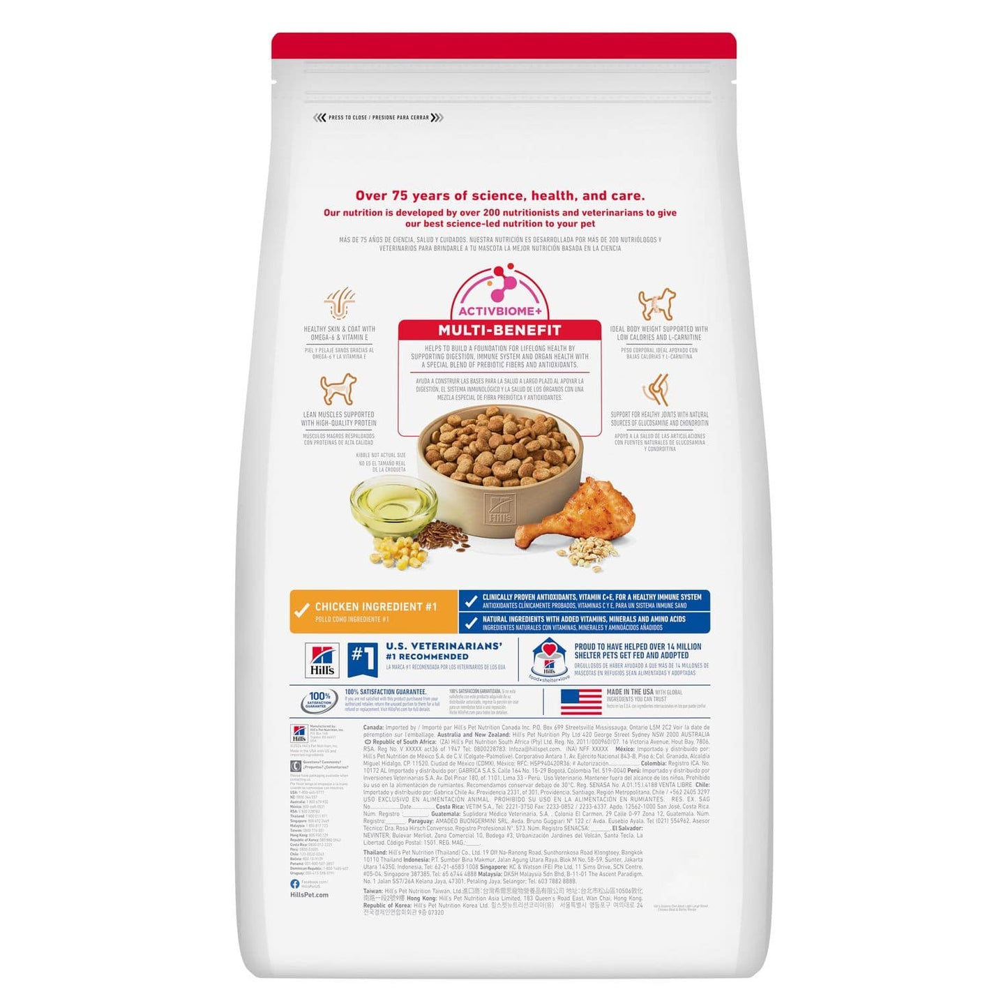 Hill's Science Diet Light Adult Large Breed Dry Dog Food 12kg - Woonona Petfoods