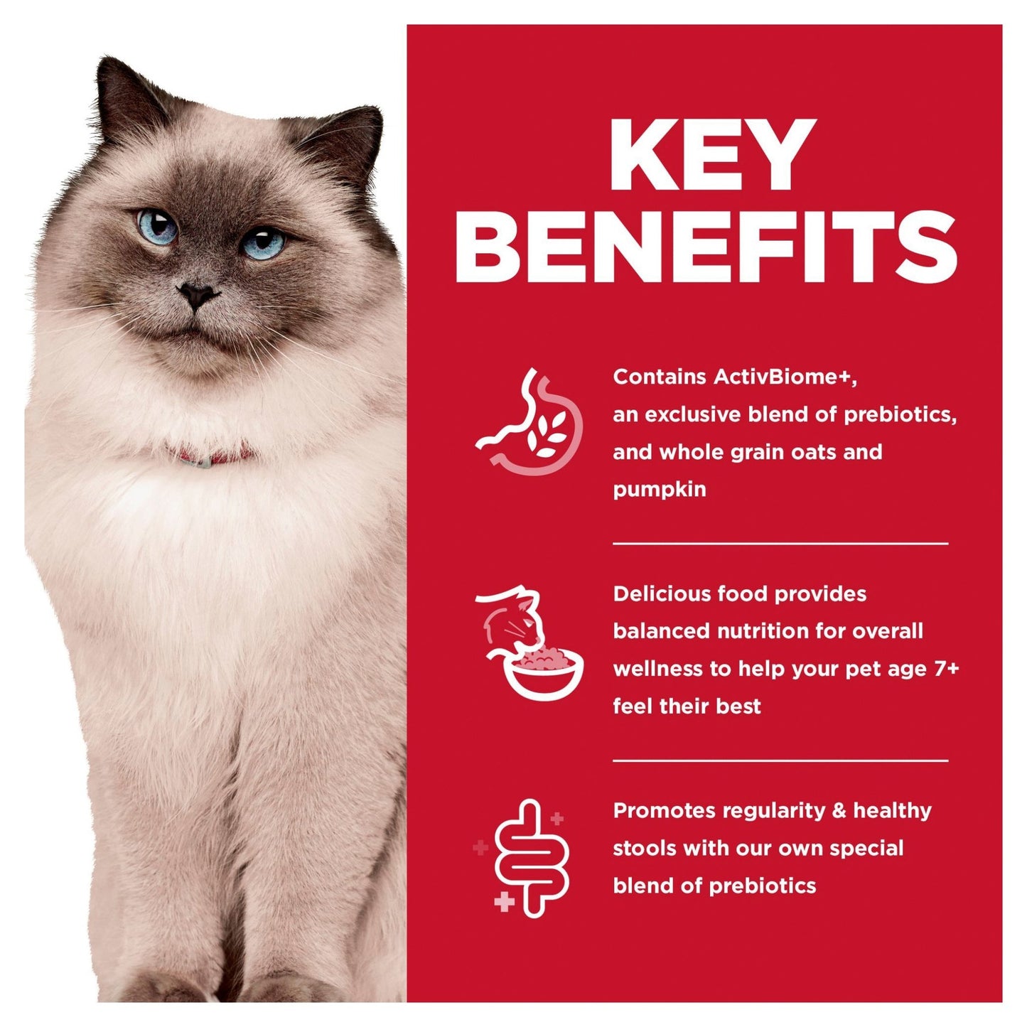 Hill's Science Diet Perfect Digestion Adult 7+ Dry Cat Food 2.72kg - Woonona Petfoods